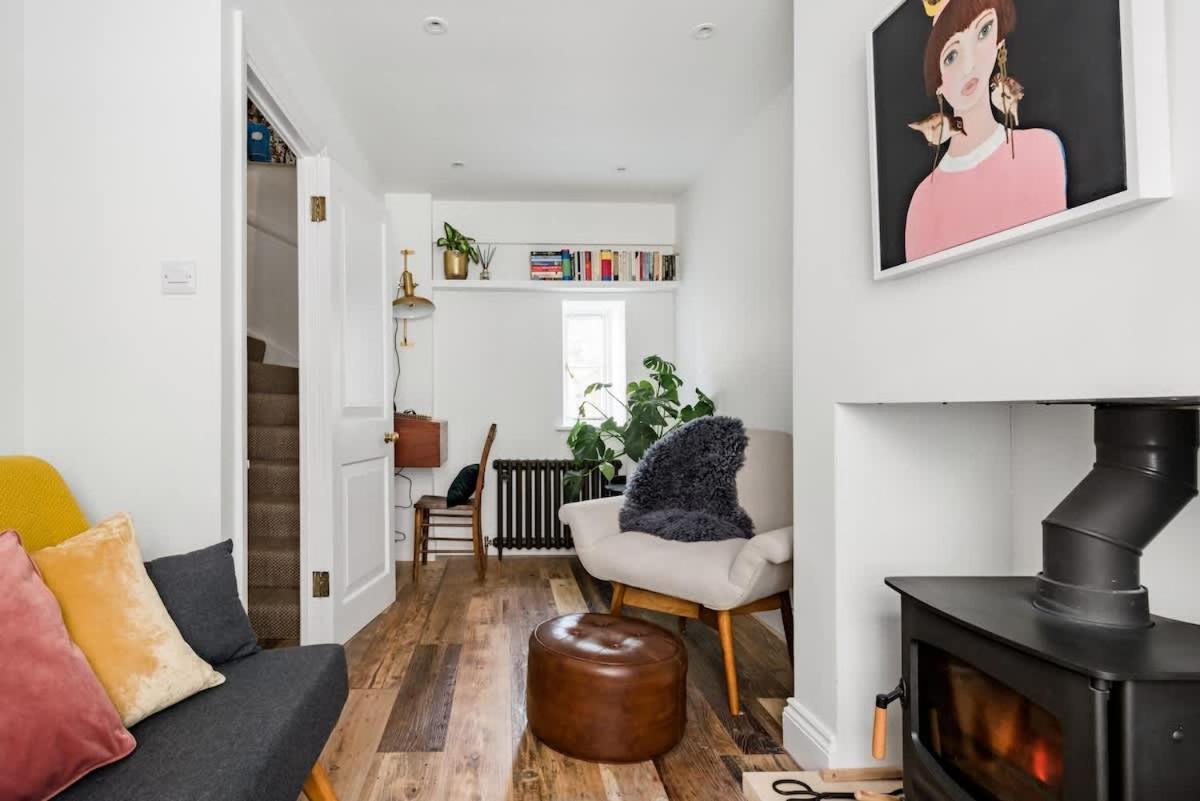 Central Georgian Townhouse With Free Parking Bath Bagian luar foto