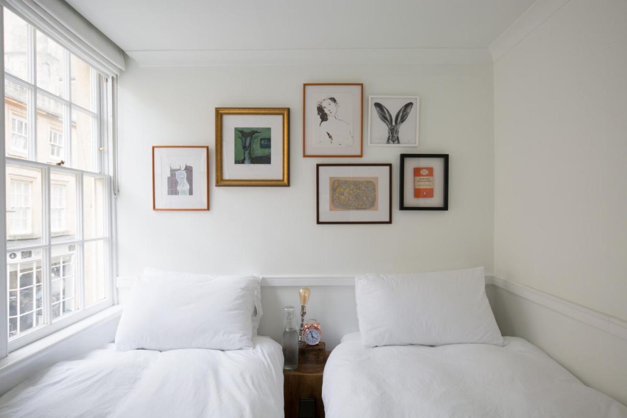 Central Georgian Townhouse With Free Parking Bath Bagian luar foto